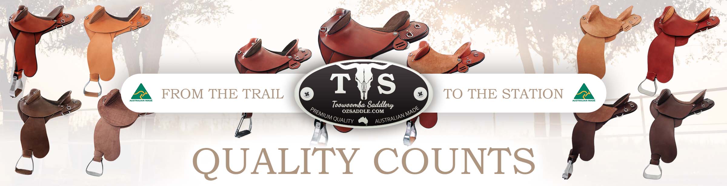 Toowoomba Saddlery Australian Made saddles 2021 slide