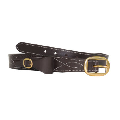 Victor leather cattleman's belt