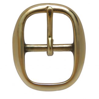 Oval swage buckles - brass