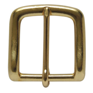 West End belt buckles - solid brass