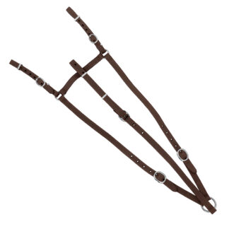 Nyla-web Stockman's Breastplate with stainless steel hardware.