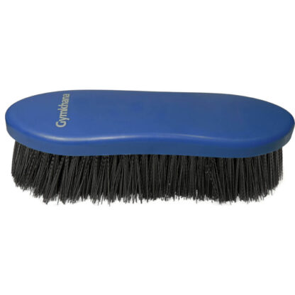 Dandy Grooming Brush - blue plastic back, black nylon bristles