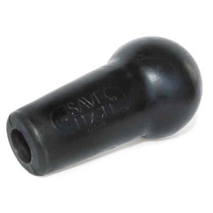 Save Edge farrier black plastic rasp handle - angled view