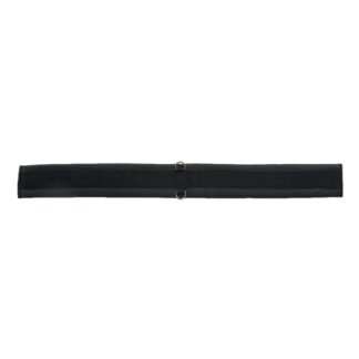 Anti Gall Girth Blank - Black with brass dees