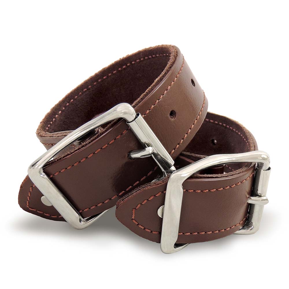 Étriers à Lanières Hobble Straps – Saddles & Such (cuir Marron Ou Beige)