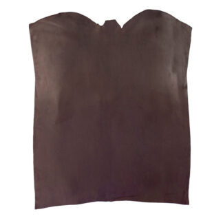 Belt leather double butt / croupon - Cognac