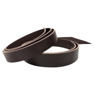 Italian Leather Strips - Cognac