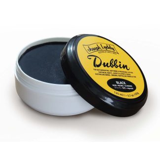 Joseph Lyddy Dubbin, Black, 105g plastic pot, open
