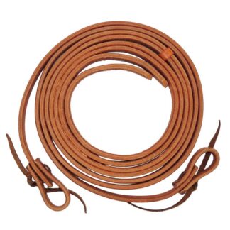 Hermann Oak Leather Cutting Reins - top view
