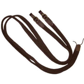 Brown Supa-Soft Cotton Web Reins