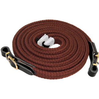 Australian Made Supasoft Cotton Reins - Brown