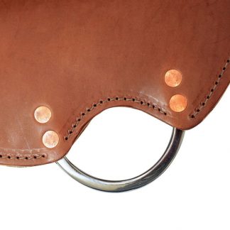 C type rigging plate set into saddle panel
