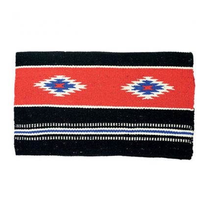 Navajo saddle blanket - Red/Black combination
