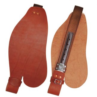 Replacement leather saddle fenders Q2 - smooth out - DN