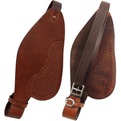 Tanami Youth replacement leather saddle fenders