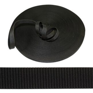 Polypropylene webbing - Black