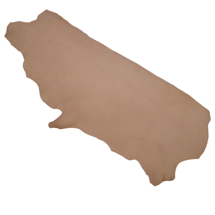 Natural tooling leather side