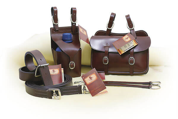 Tanami leather tack products on display