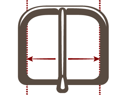 Buckle size diagram