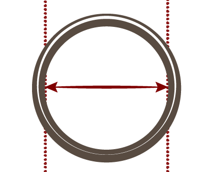 Ring size diagram