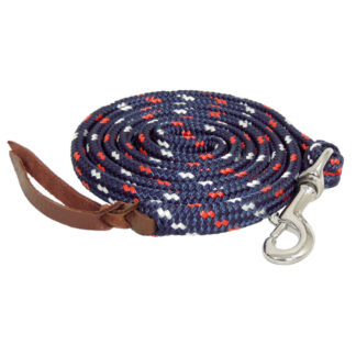 TS Pro Series Rope Lead with clip - Navy/Red/White