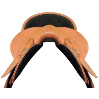 Condamine Junior Drafter saddle - Natural - front view
