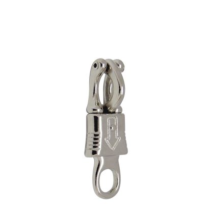 Nickel Plated Panic Snap Hook (Closed)