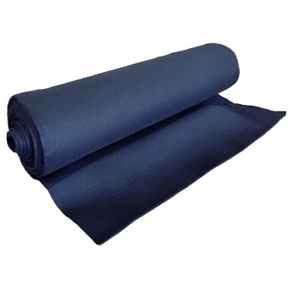 Navy Saddle Felt on the roll