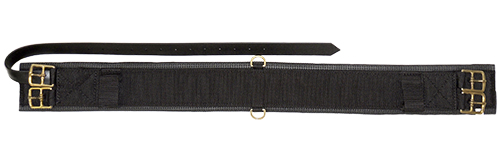 double buckle campdraft girth with billet