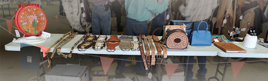 Rawhide and leather accessories competition entries