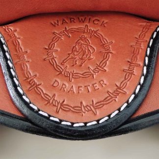 Warwick Drafter Saddle rear stamp