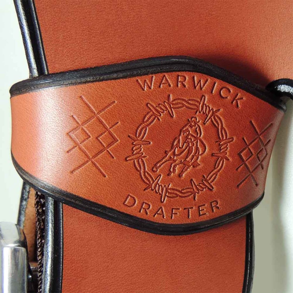 Warwick Drafter Saddle keeper stamp