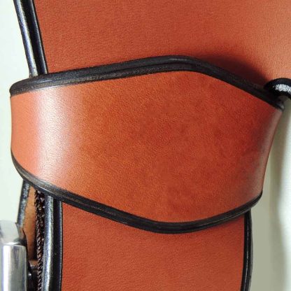 saddle fender with edge dye