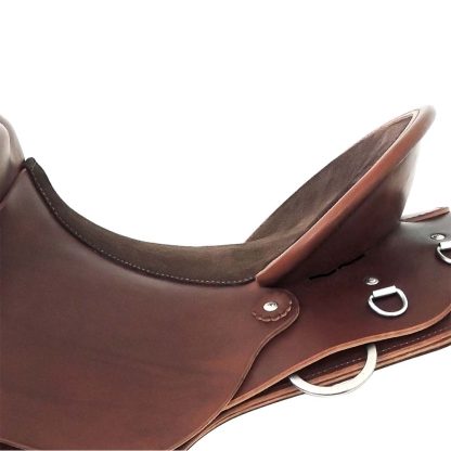 padded seat of Sunset drafter saddle
