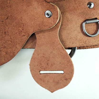 pre-fitted latigo carrier or Stanley Fender saddle