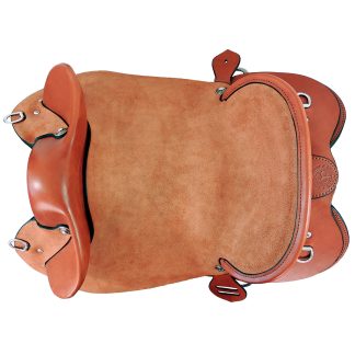 Pete Comiskey Signature series Westpoint Drafter work saddle - top view