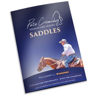Pete Comiskey Signature Series saddle brochure